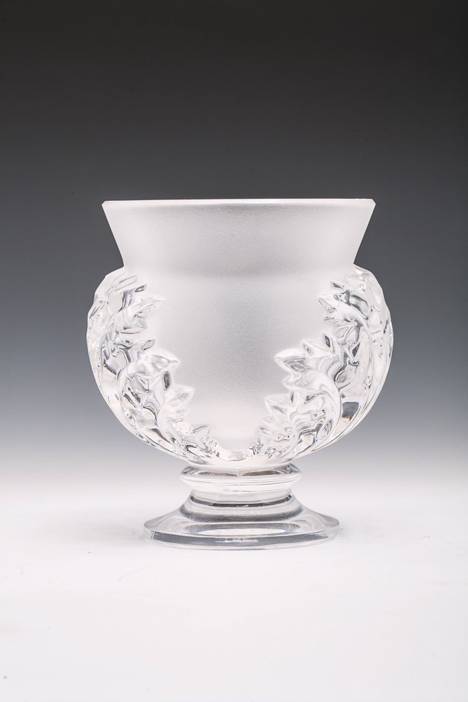 Lalique St. Could Acanthus Leaf Vase (1 of 4)