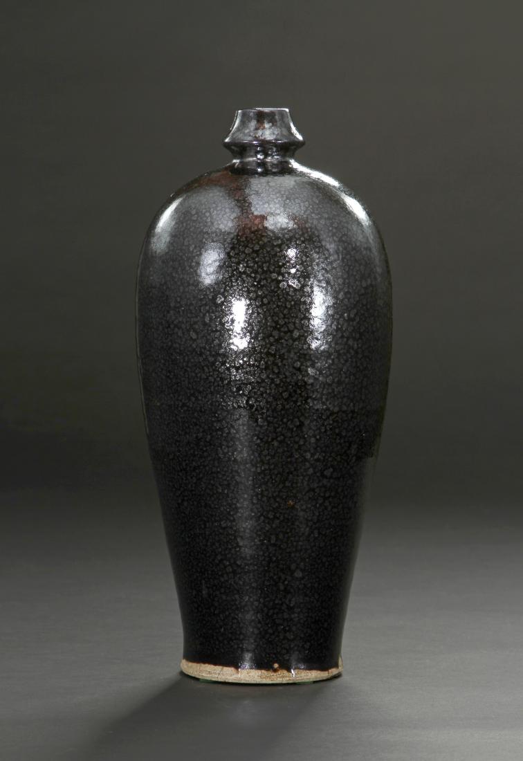 Cizhou Black Glazed 'Oil-Spot' Meiping Vase (1 of 9)
