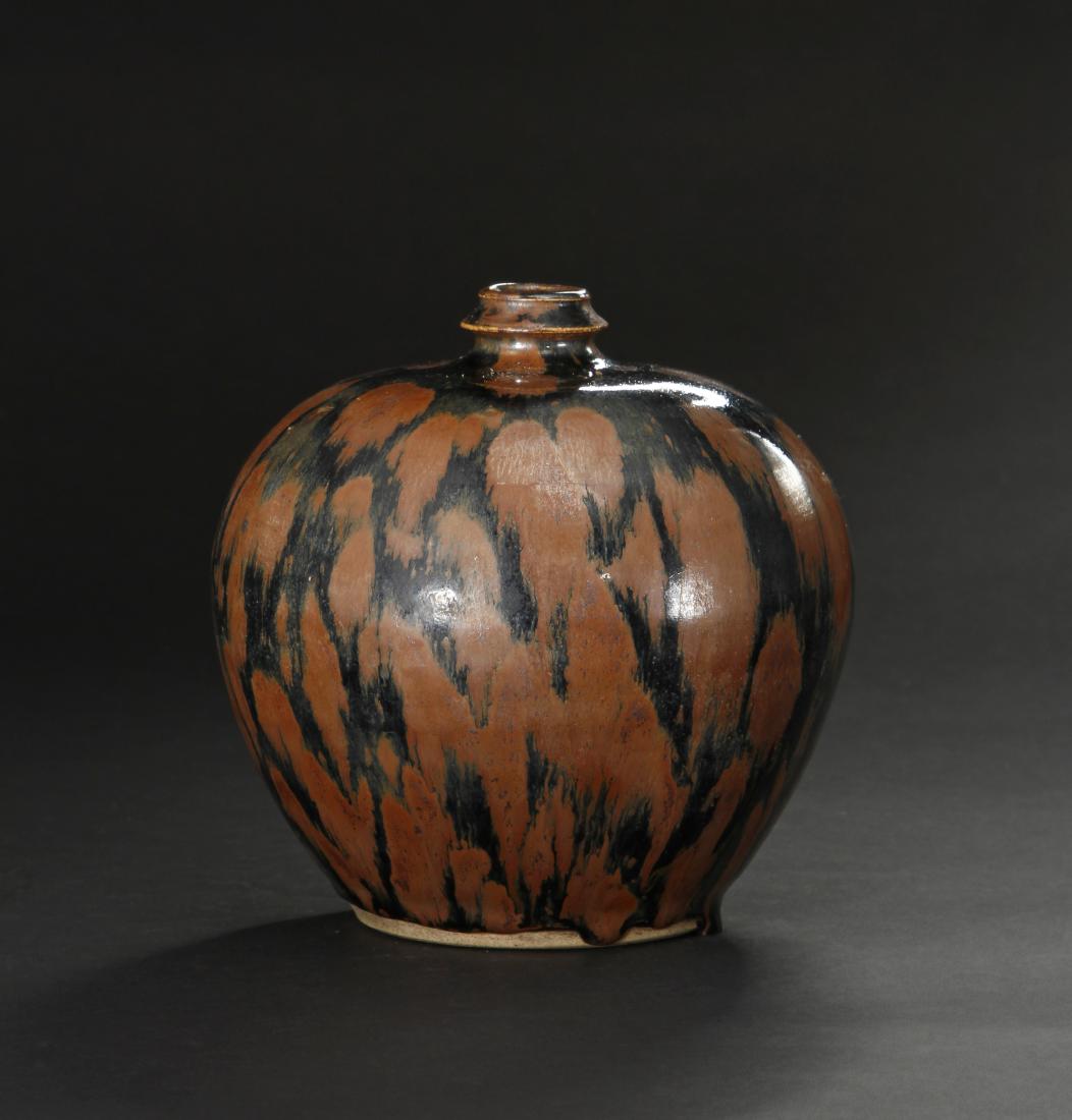 Cizhou Russet Splashed Black Truncated Meiping (1 of 9)