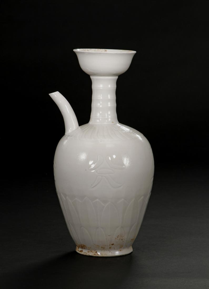 Ding Ware Bamboo-Neck Ewer, Liao (1 of 11)