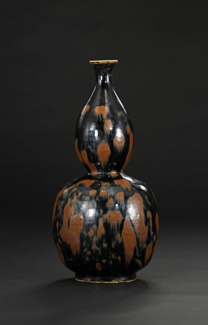 Ting-Type Russet Splashed Double-Gourd Vase (1 of 11)