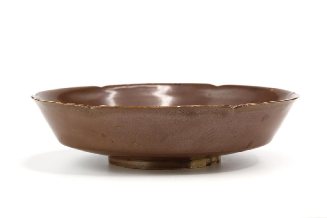 Persimmon Glazed Ting Mallow-Form Dish (1 of 10)