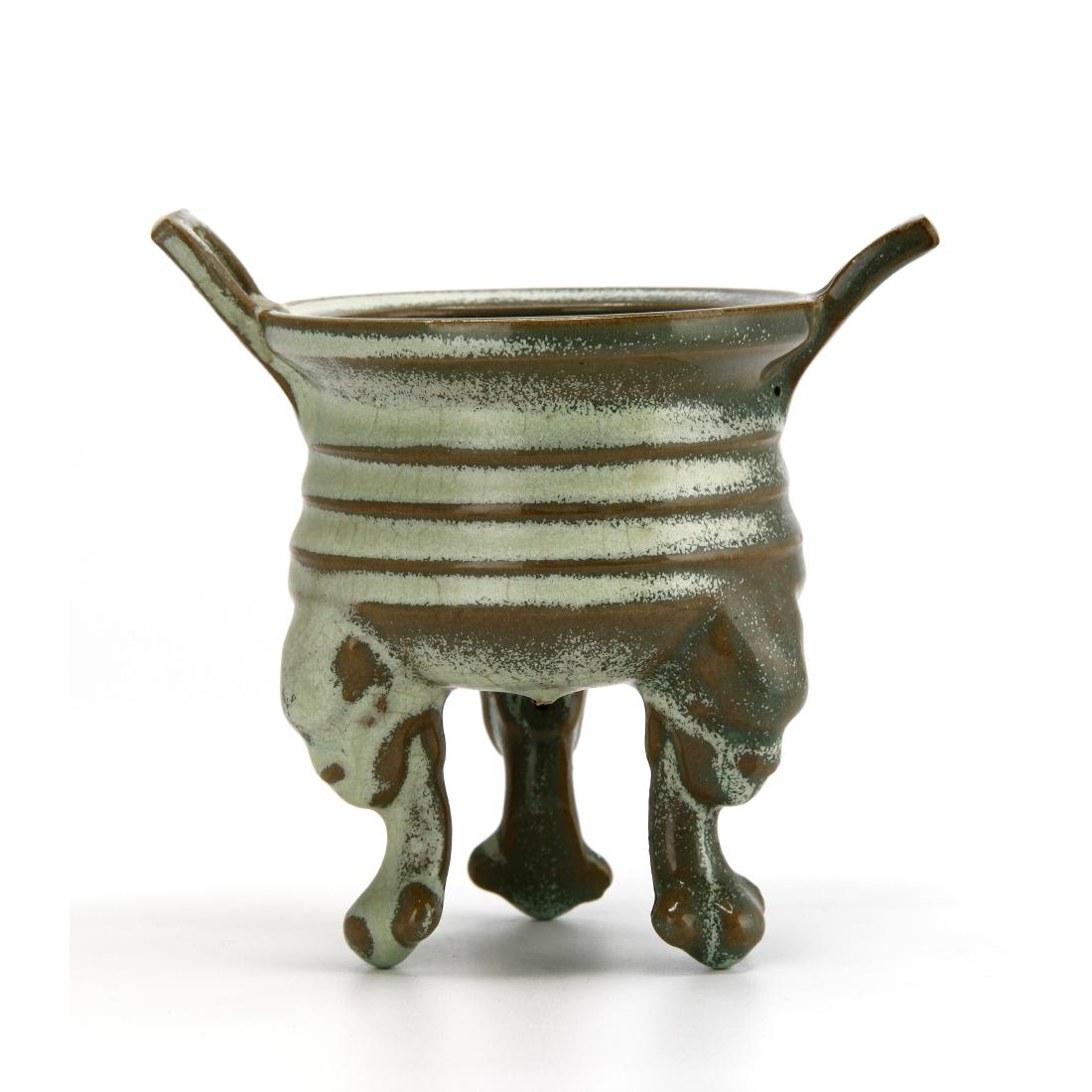 Chinese Jun Type Tripod Censer (1 of 7)