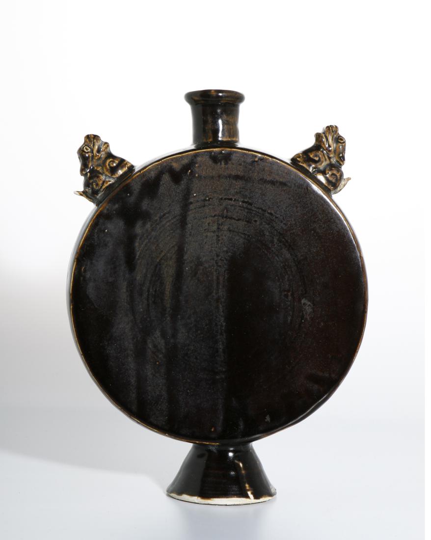 Rare Chinese Black Glazed Ding Ware Moon Flask (1 of 14)