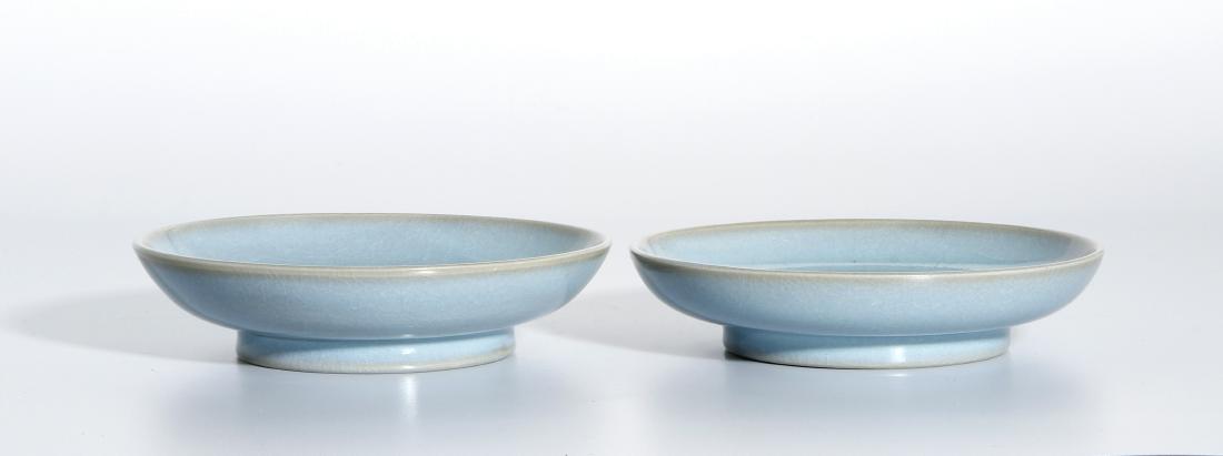 Pair of Chinese Jun Type Dishes (1 of 6)