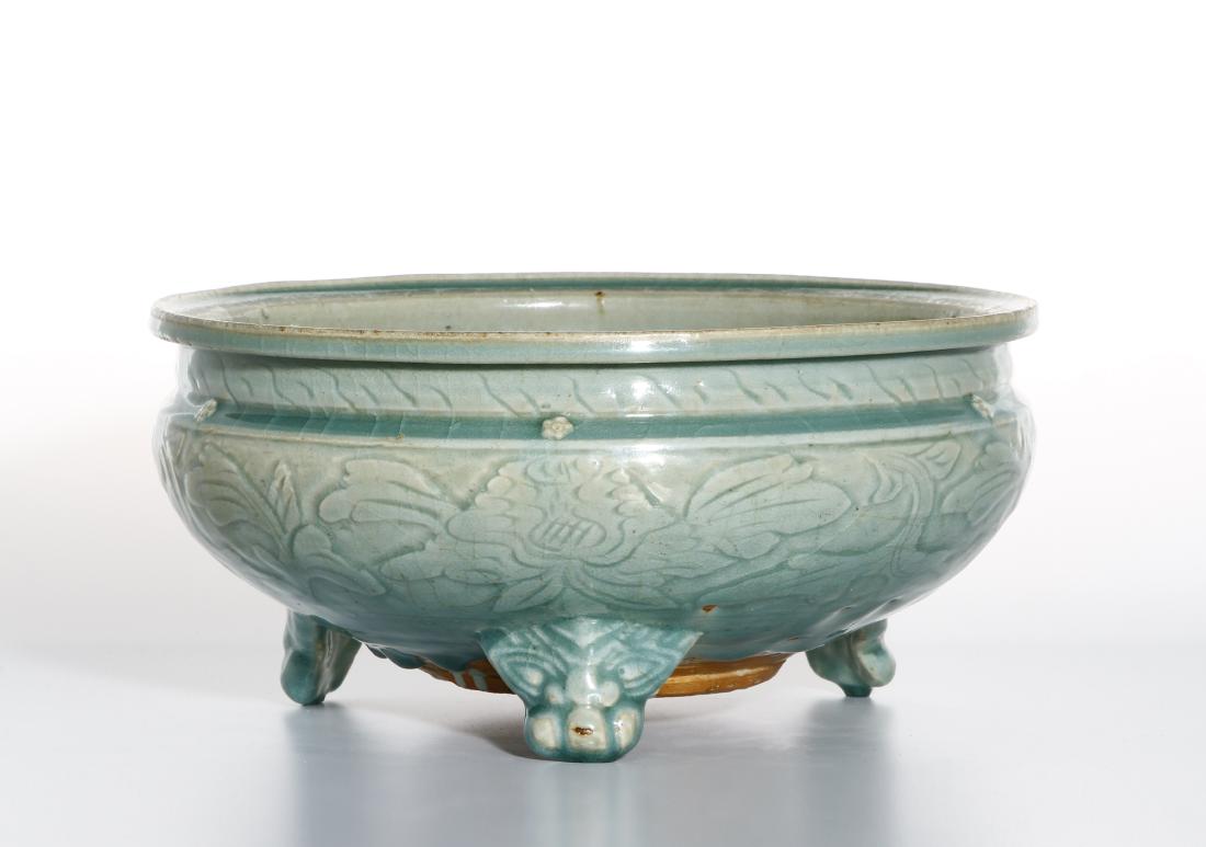 Ming Longquan Tripod Censer, Christie's (1 of 14)