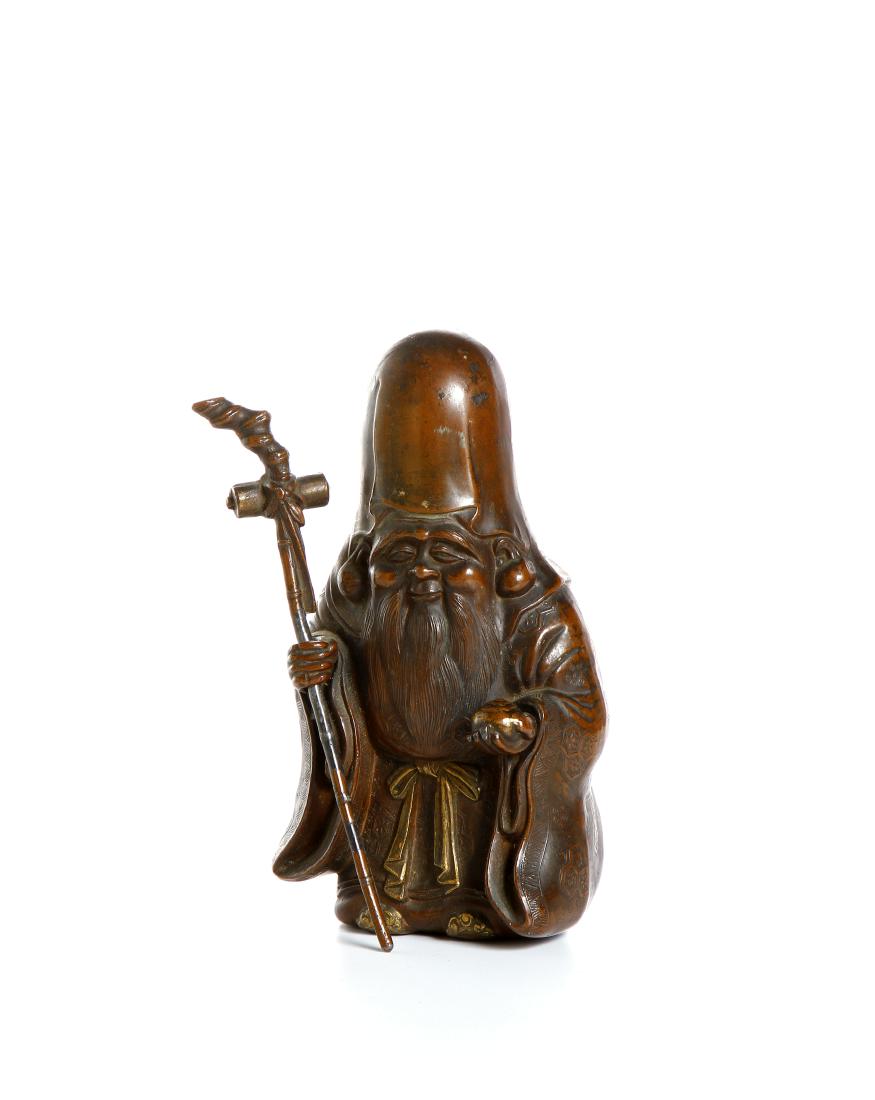 Bronze Ornament Figure of 'Shoulao' (1 of 4)