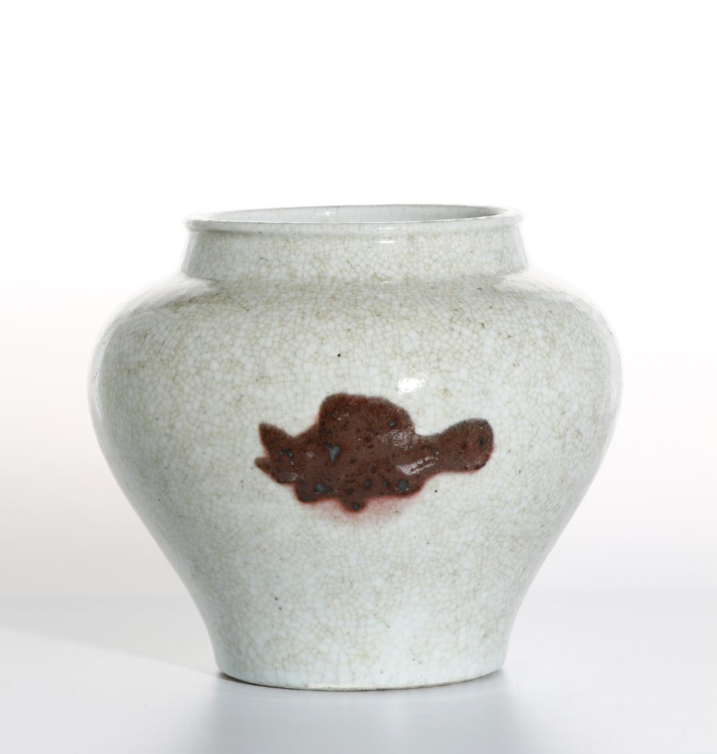 Copper Red Crackle Glazed Jar (1 of 10)