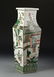 Chinese Famille Verte Square Vase - 3