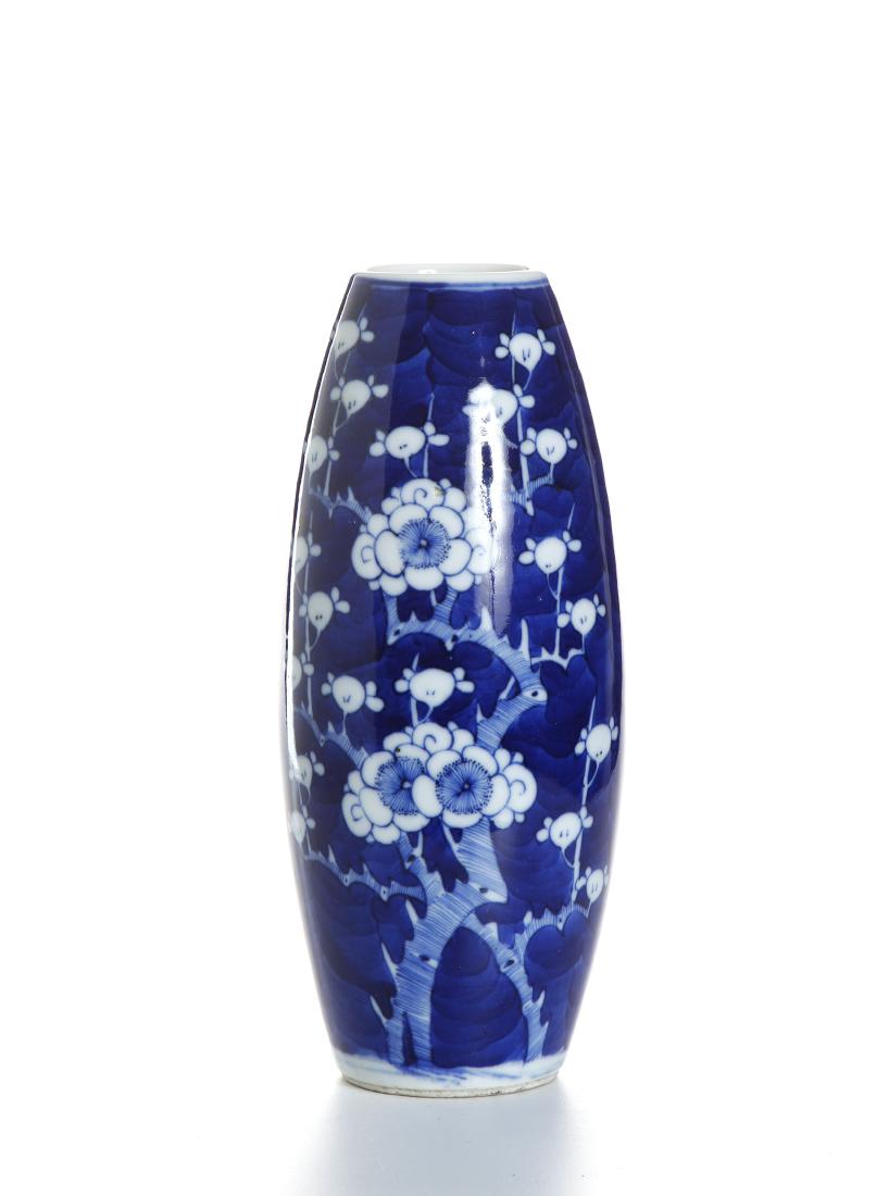 Chinese Blue and White 'Prunus' Vase (1 of 6)