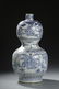 Large Chinese Blue/White Double-Gourd Vase - 2