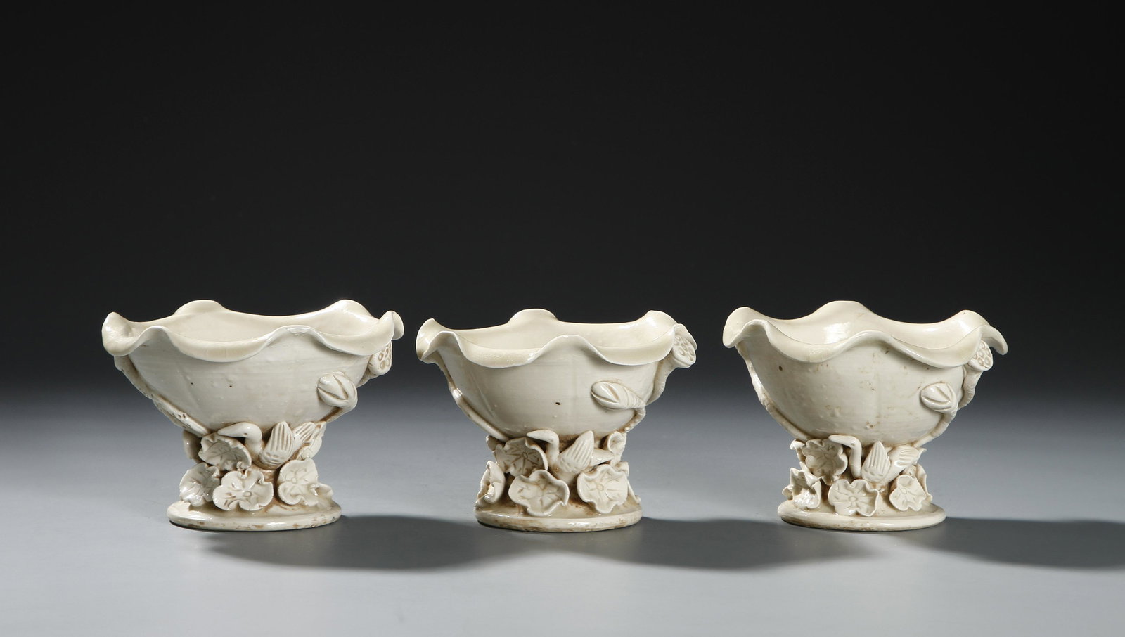 Three Ting-Type 'Lotus' Bowls (1 of 8)