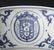 Large Blue/White 'Roman Inscribed' Deep Bowl - 14