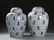 Pair of Chinese Blue and White Jars - 2