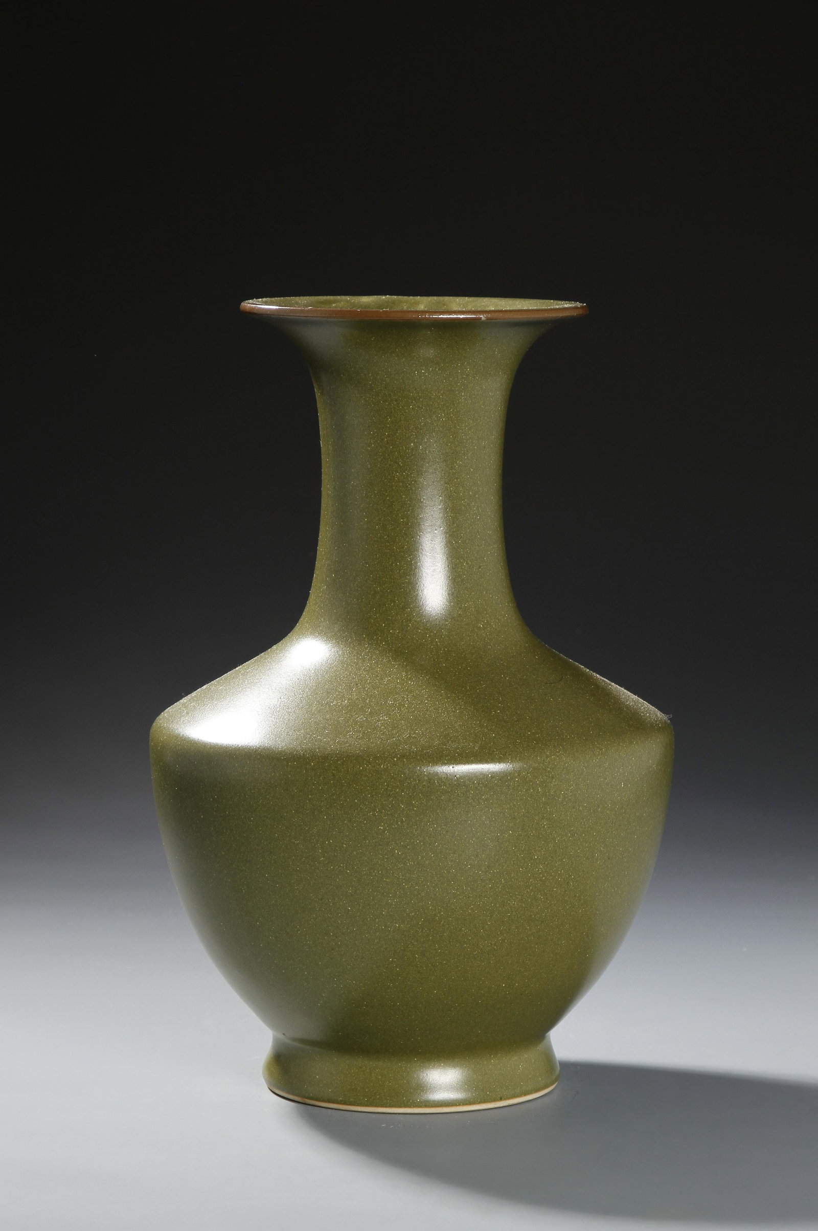 Chinese Teadust Glazed Vase (1 of 7)