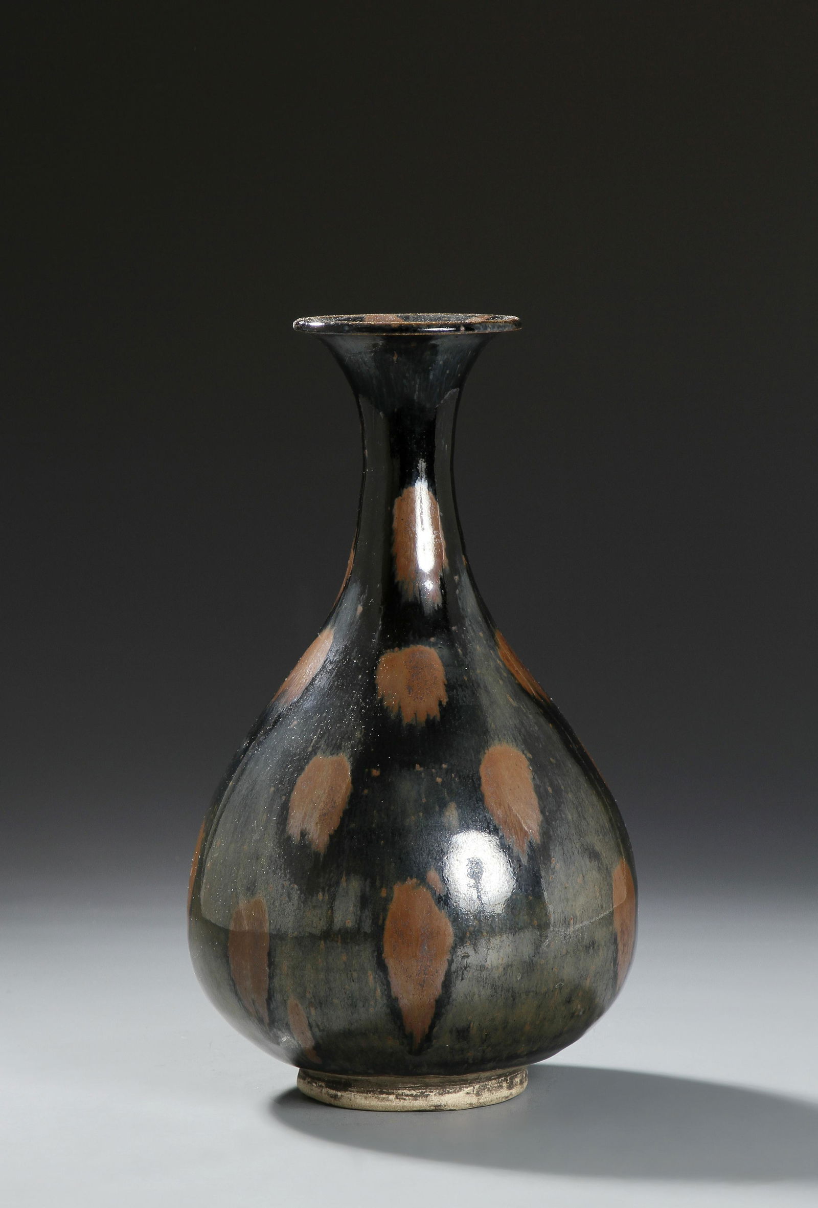 Cizhou Black Glazed Russet Splashed Yuhuchun Vase (1 of 10)