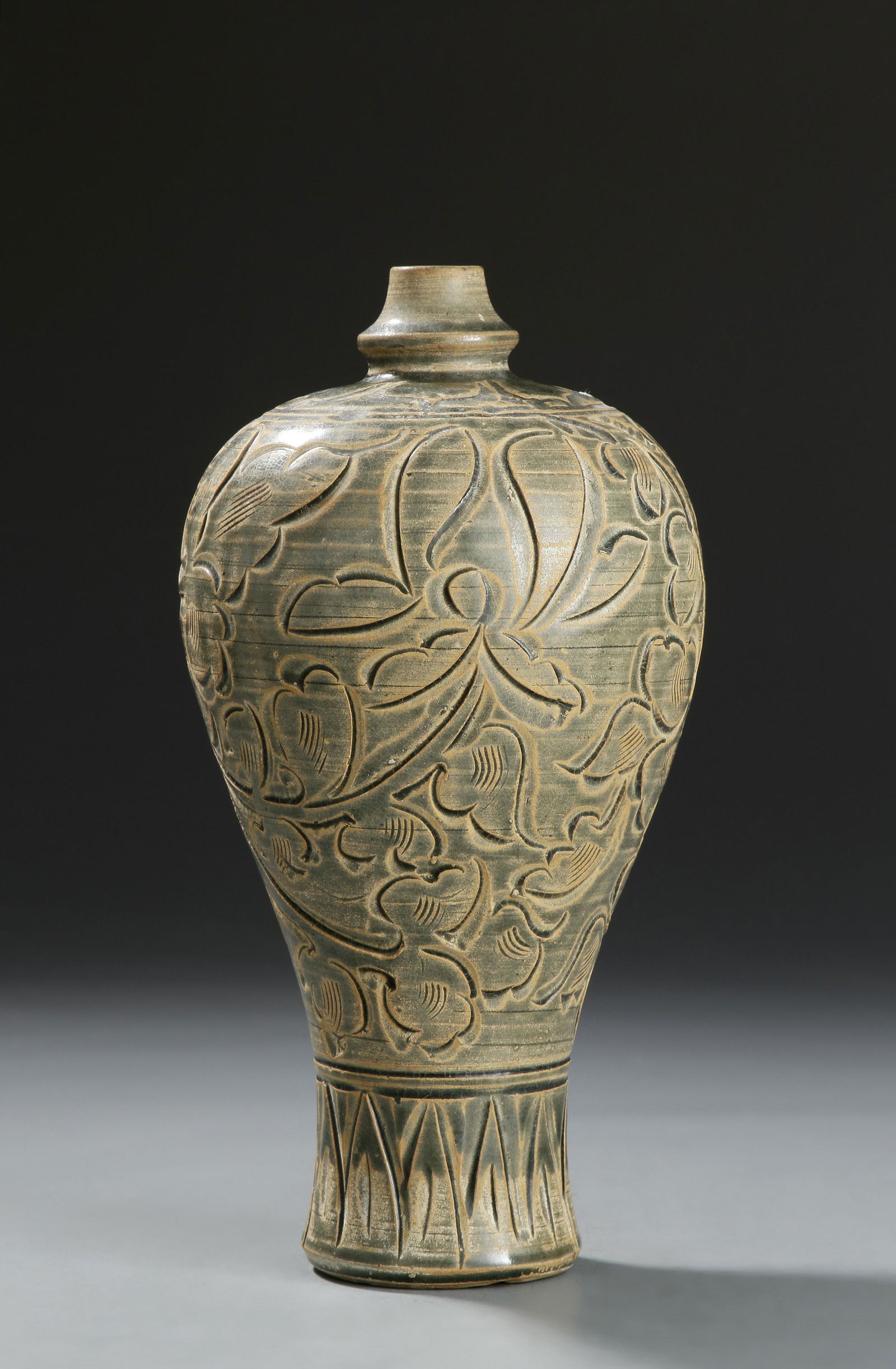 Chinese Yaozhou Meiping Vase (1 of 8)