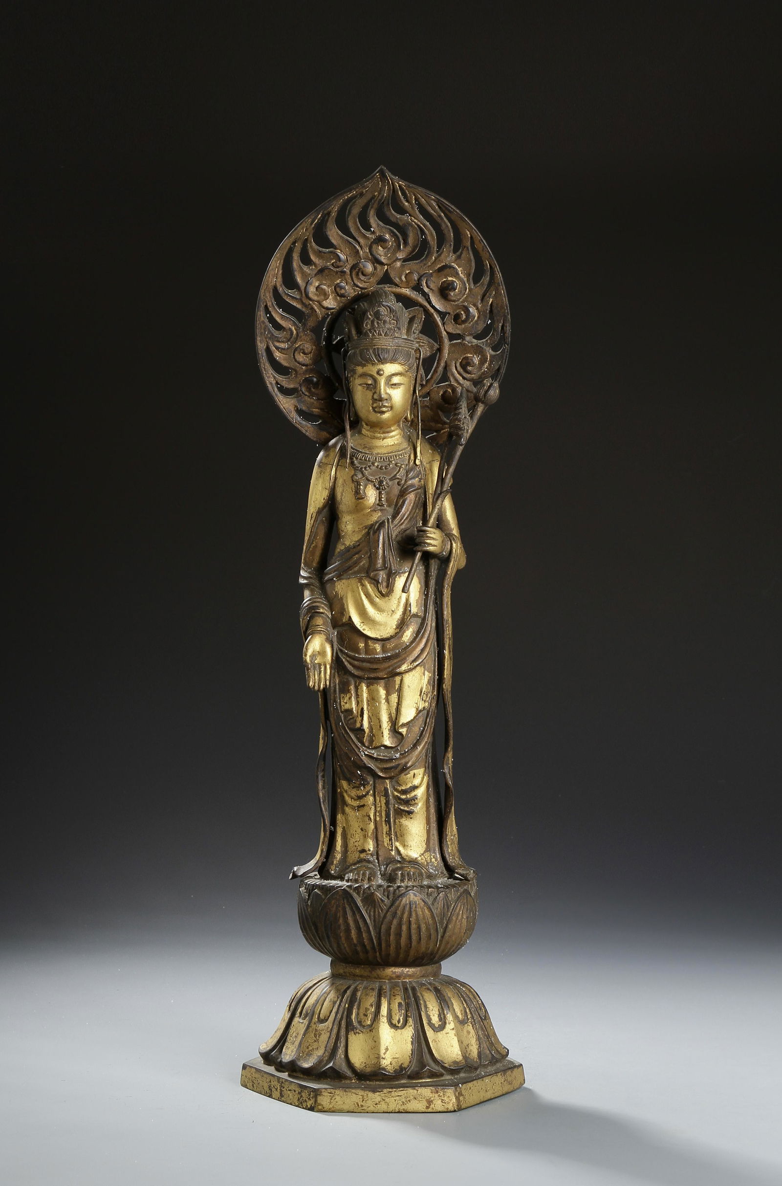 Chinese Gilt-Bronze Buddhist Figure of Guanyin (1 of 7)
