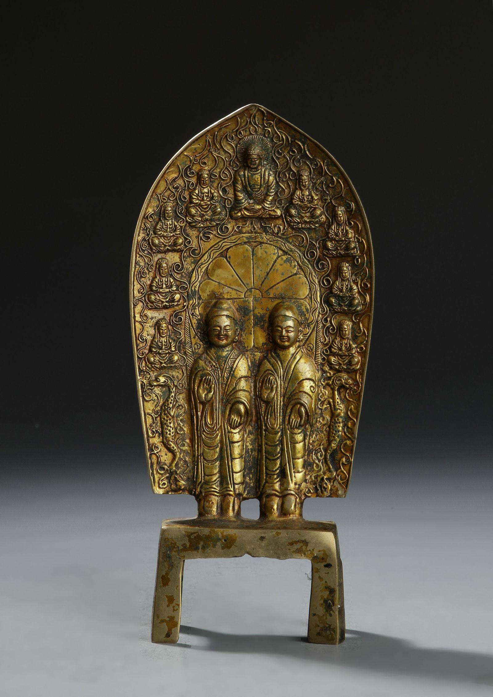 Chinese Gilt-Bronze Buddhist Figure (1 of 6)