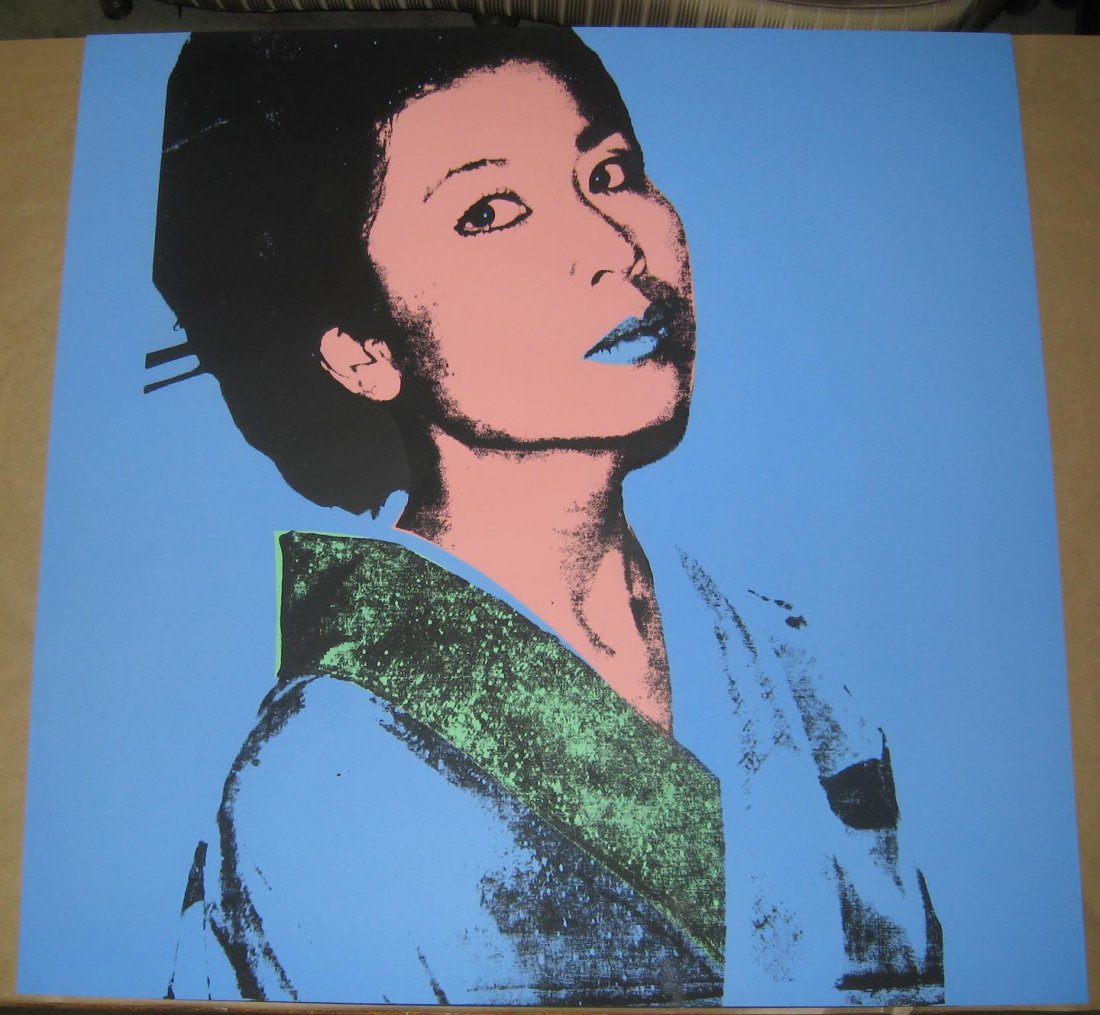 Andy Warhol "Kimiko" FS.II.237: Signed and numbered print by Andy Warhol "Kimiko" FS.II.237, 36 x 36 inches