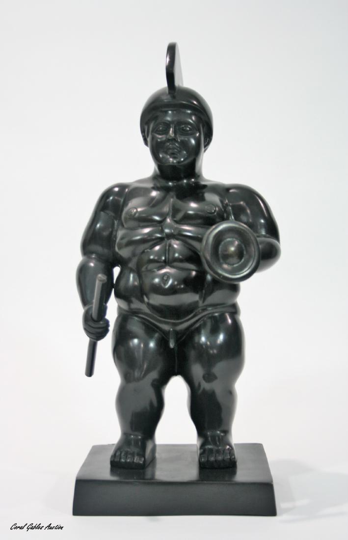 Bronze sculpture, signed Botero. (1 of 8)
