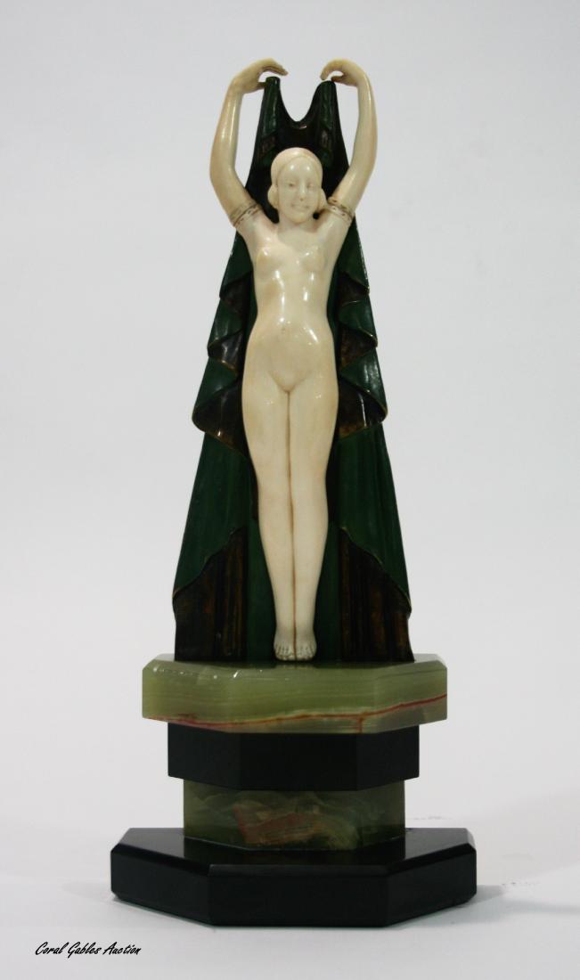 RenÃ©-Paul Marquet (1875 - 1939): Sculpture by RenÃ©-Paul Marquet (1875 - 1939). Measure 12" in H.