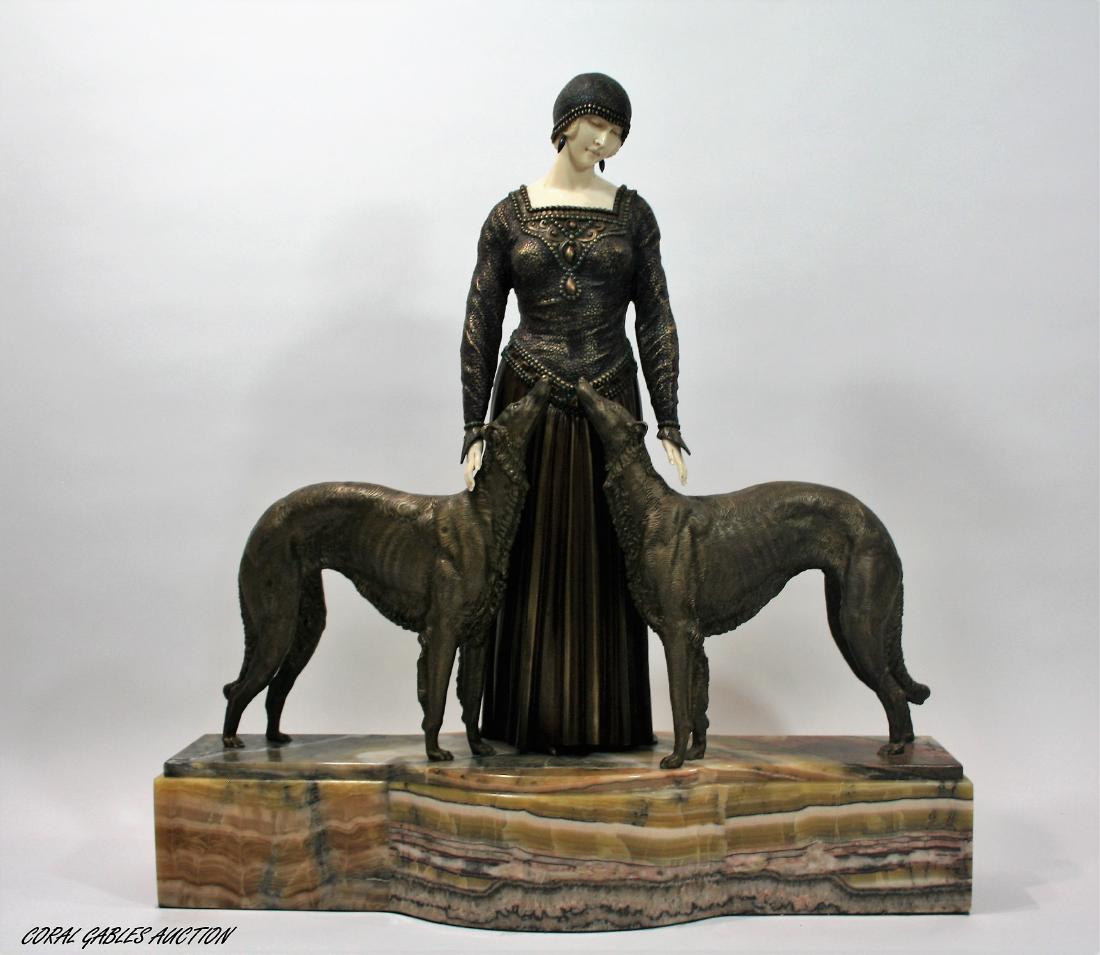 Demetre Haralamb Chiparus Sculpture "Friends Forever" (1 of 6)