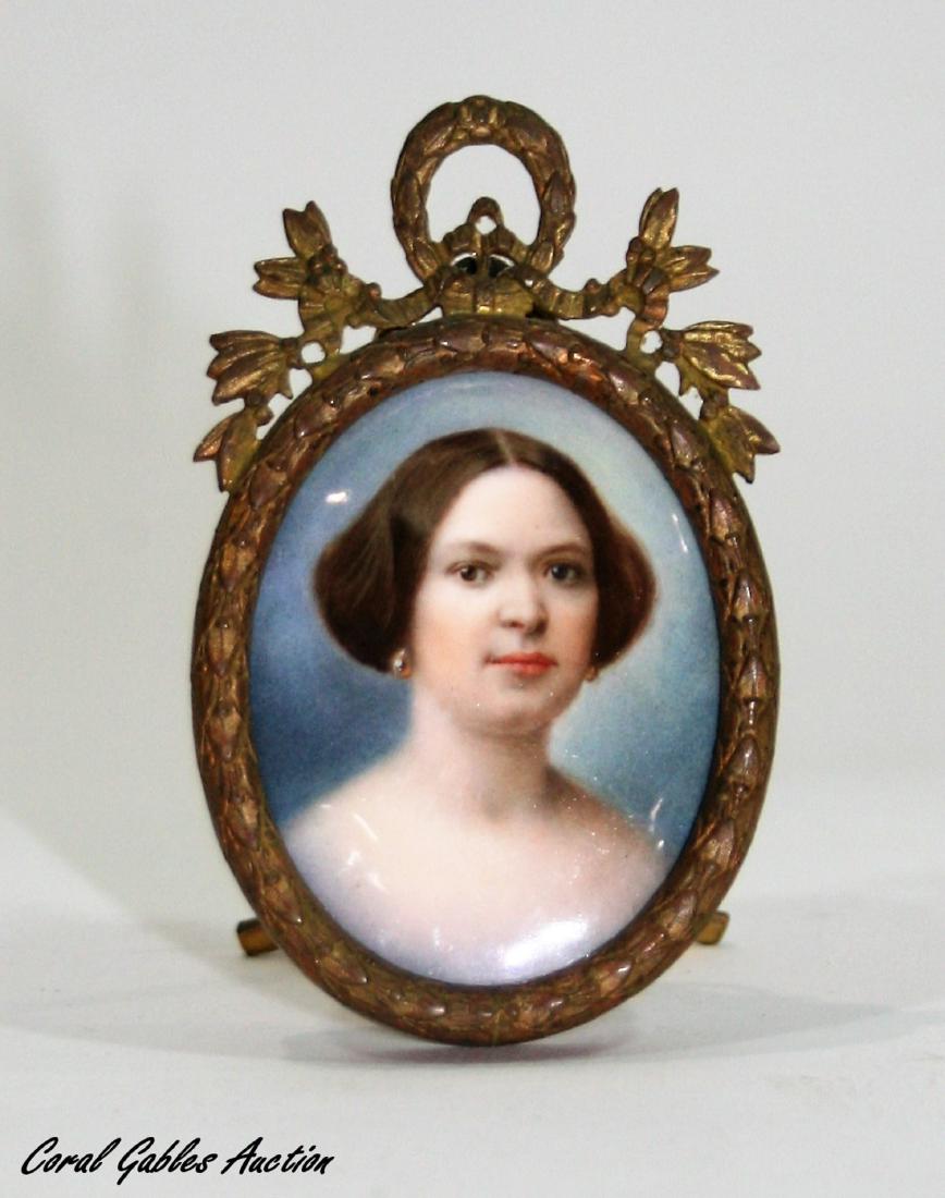 Miniature porcelain plaque 19 century or 20 century (1 of 1)