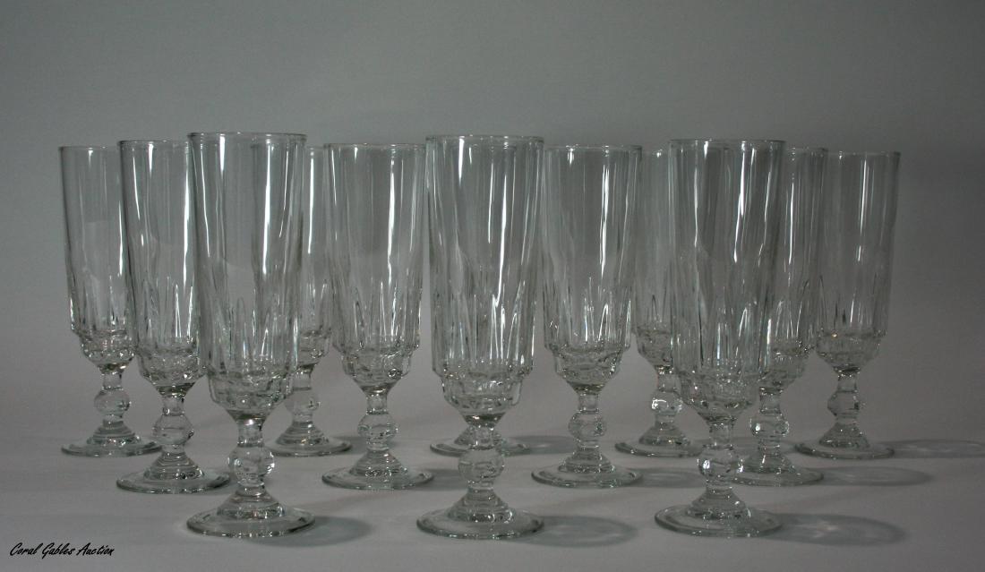Set of twelve crystal glasses France Luminare (1 of 3)