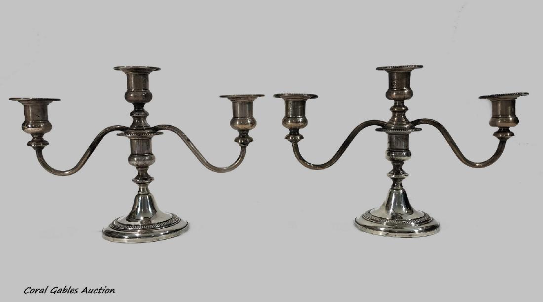 Sterling Silver Candleholders (1 of 3)