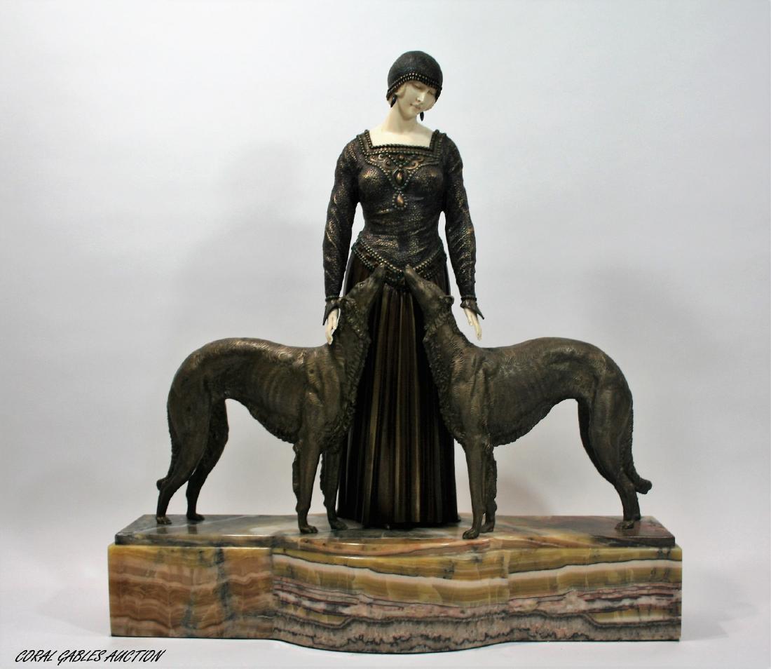 Demetre Haralamb Chiparus Sculpture "Friends Forever" (1 of 6)