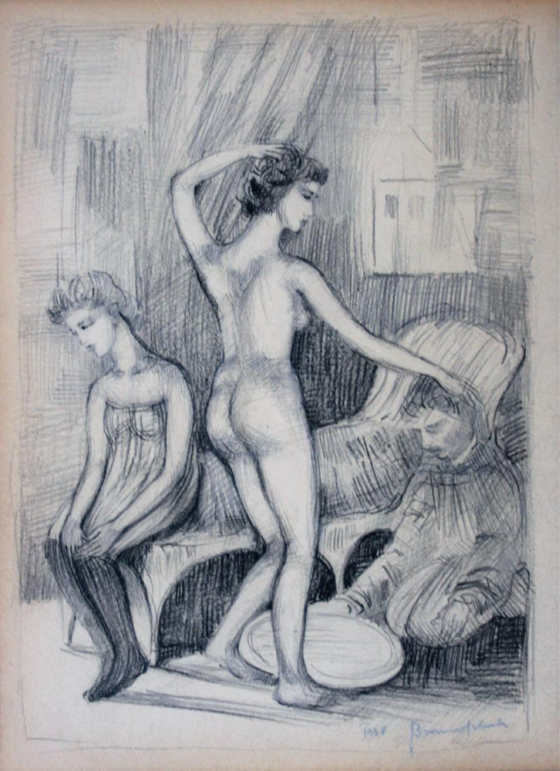 Bruno SCHULZ (1892-1942) graphite on paper (1 of 3)