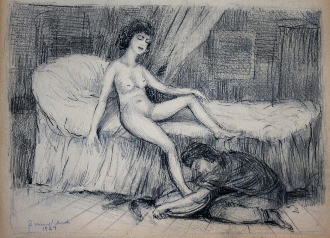 Bruno SCHULZ (1892-1942) graphite on paper (1 of 3)