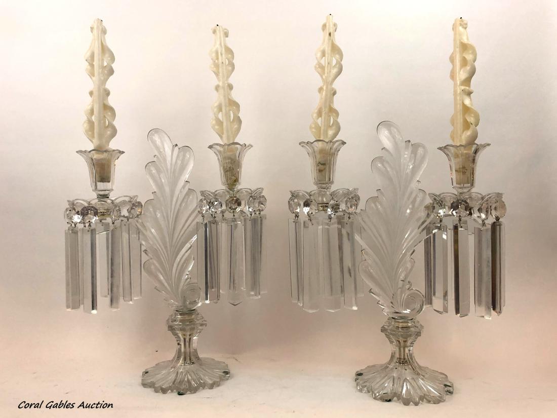 Baccarat style crystal candlestick (1 of 1)