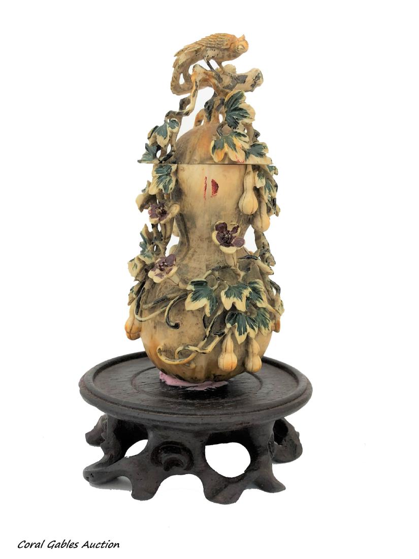 Antique Chinese Hand Carved Snuff Bottle (1 of 3)