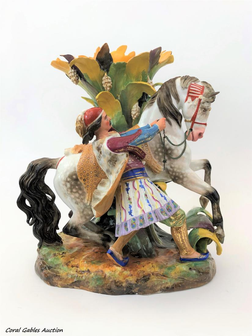 Porcelain capodimonte figure (1 of 3)