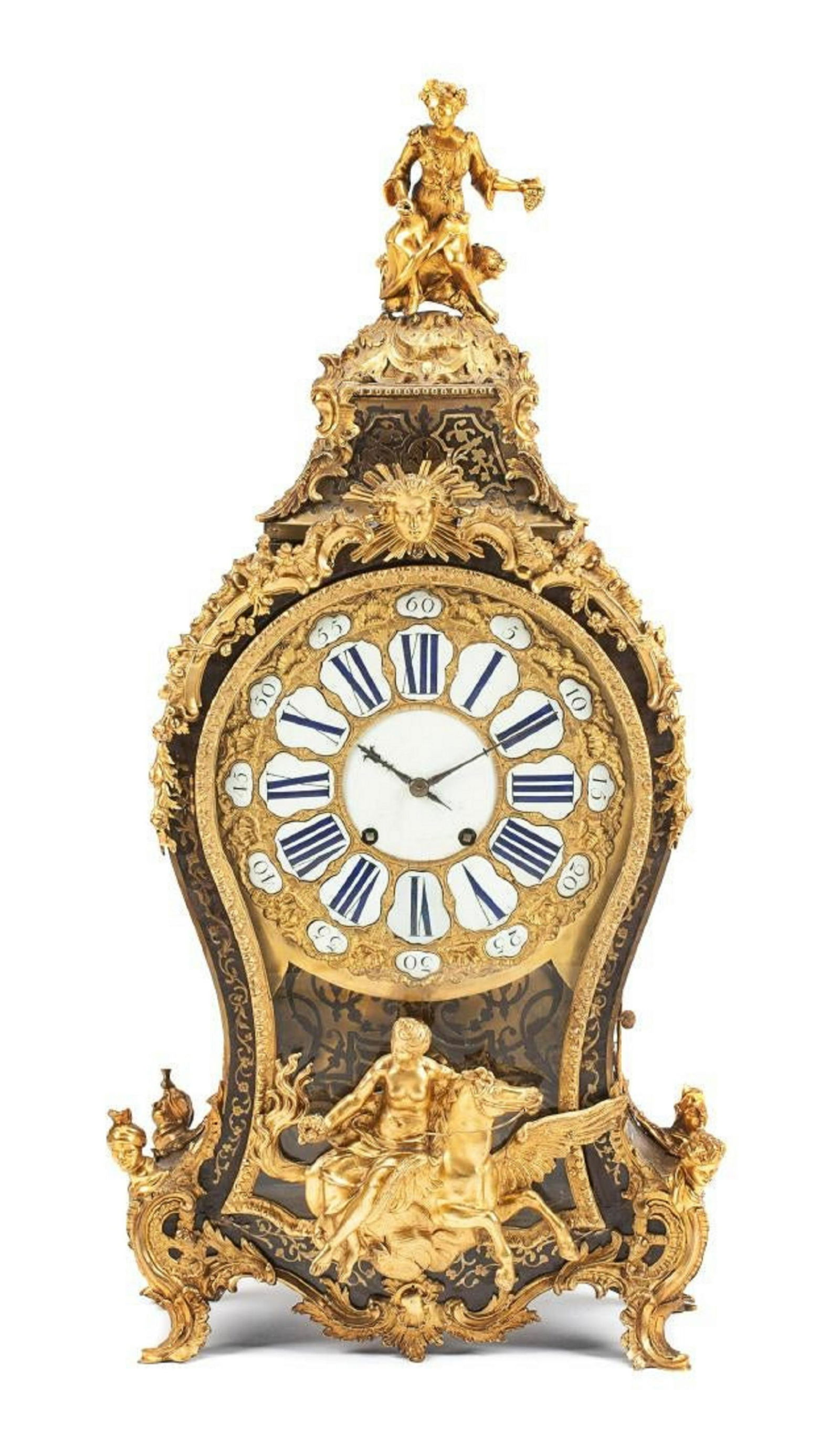 Louis XIV Style Gilt Bronze Mounted Boulle Marquetry (1 of 1)