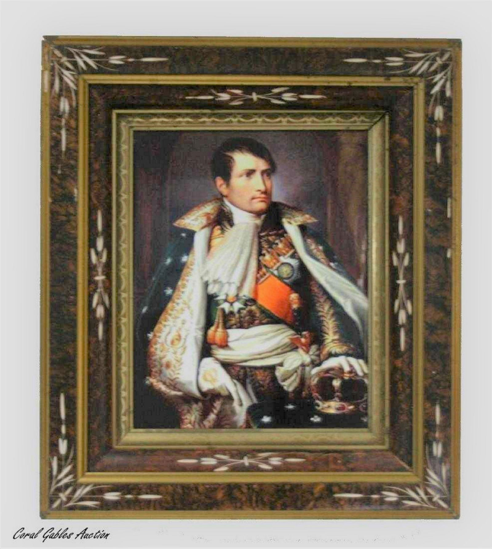 Porcelain plaque, KPM style (1 of 2)