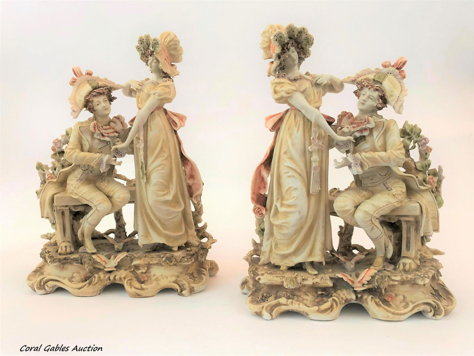Pair of porcelain figures (1 of 3)