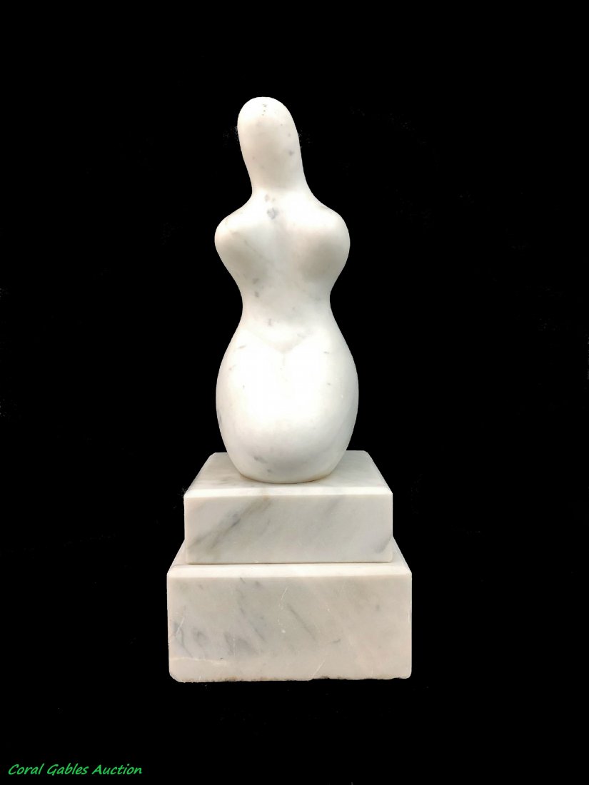 After Jean Hans Arp (1886/87 - 1966). Marble: After Jean Hans Arp (1886/87 - 1966). Marble Sculpture. Jean Arp was a painter, a poet and sculptor. He was born on September 16, 1886 in Strasbourg, which is in the area known as Alsace-Lorraine, nea