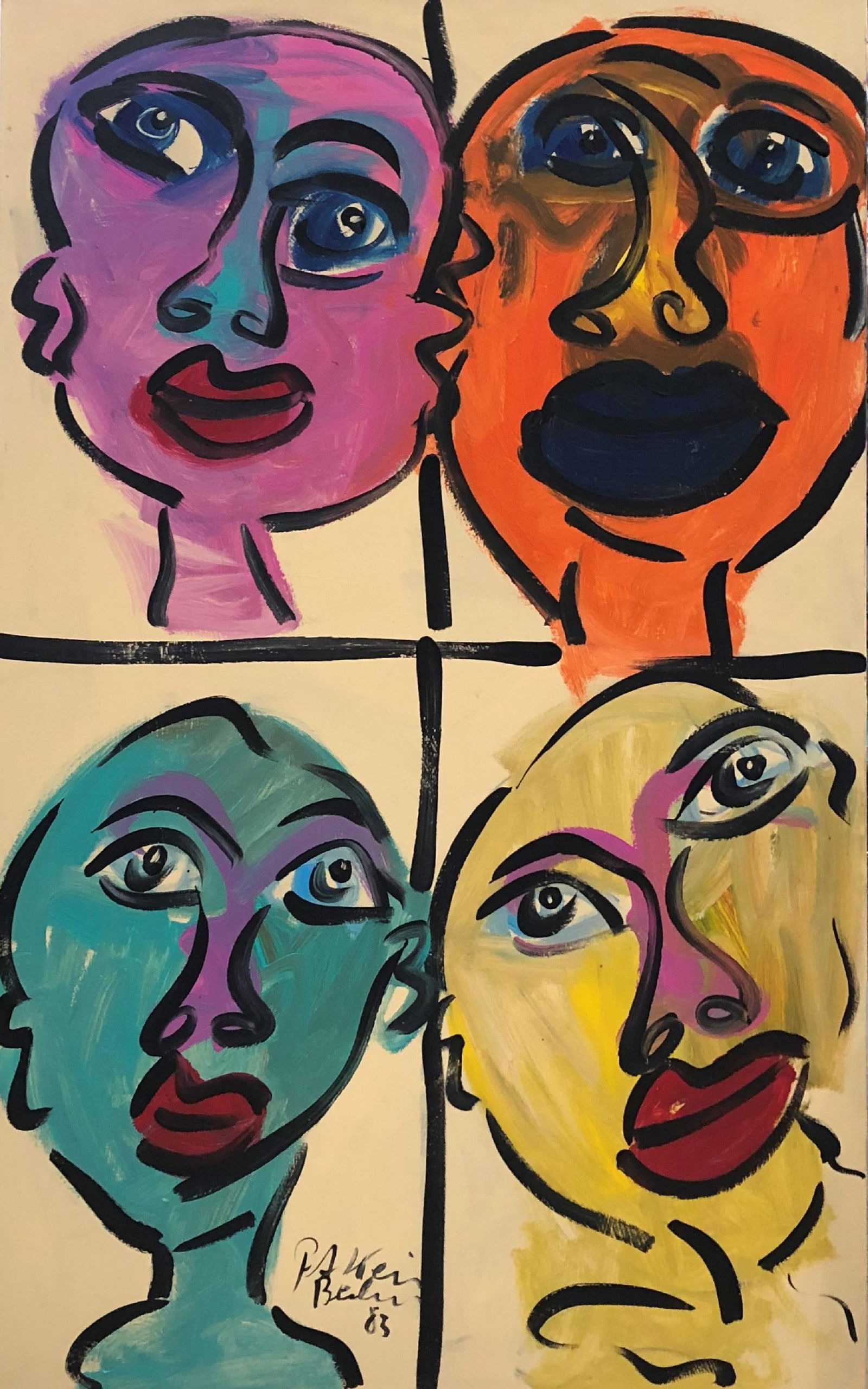 Peter Robert Keil. Oil on Canvas 1983 (1 of 6)