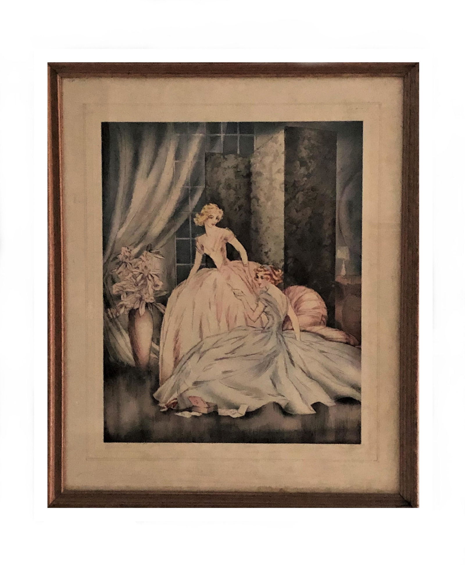 Martine, Art Deco Etching Love Letters (1 of 4)