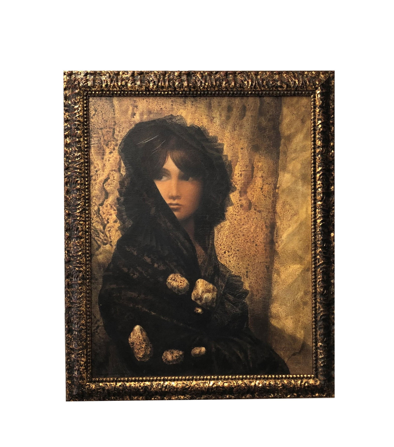 Emilio Falero (born 1947). Oil on Canvas. Cuban: Emilio Falero (born 1947). Oil on Canvas. Measure 30"in H x 24"in W and 35"in H x 29"in W with frame.