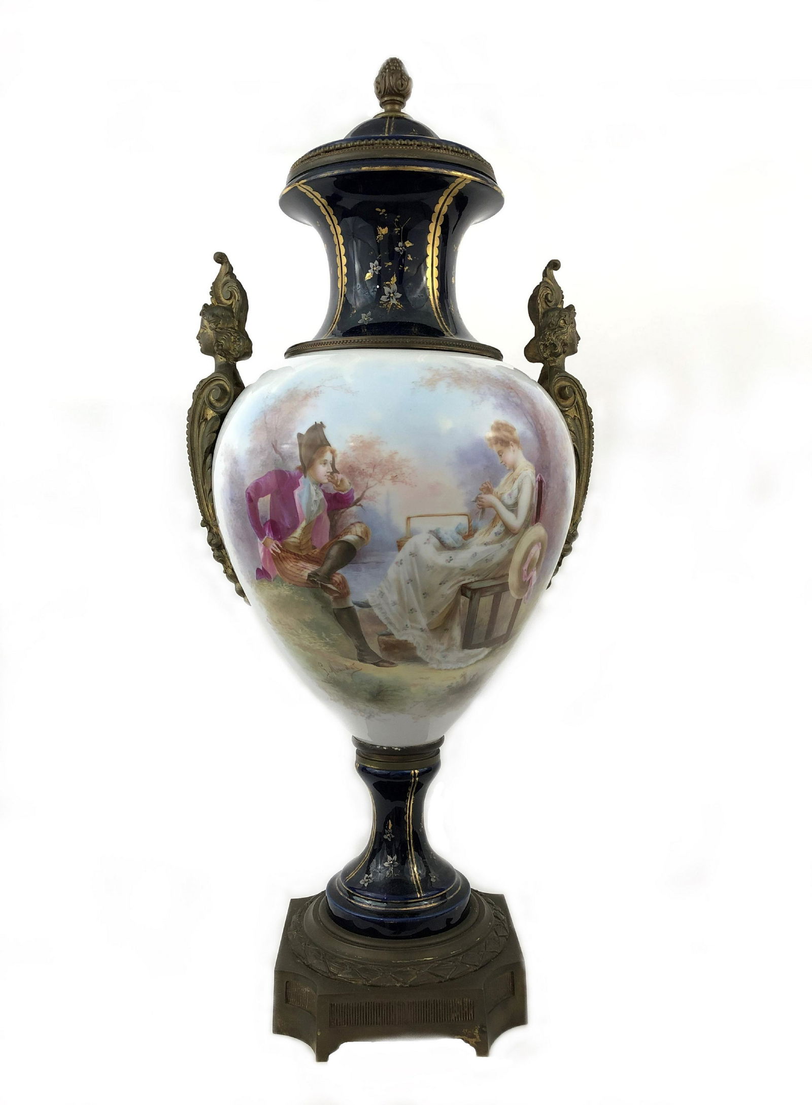 French Sevres Porcelain Vase (1 of 7)