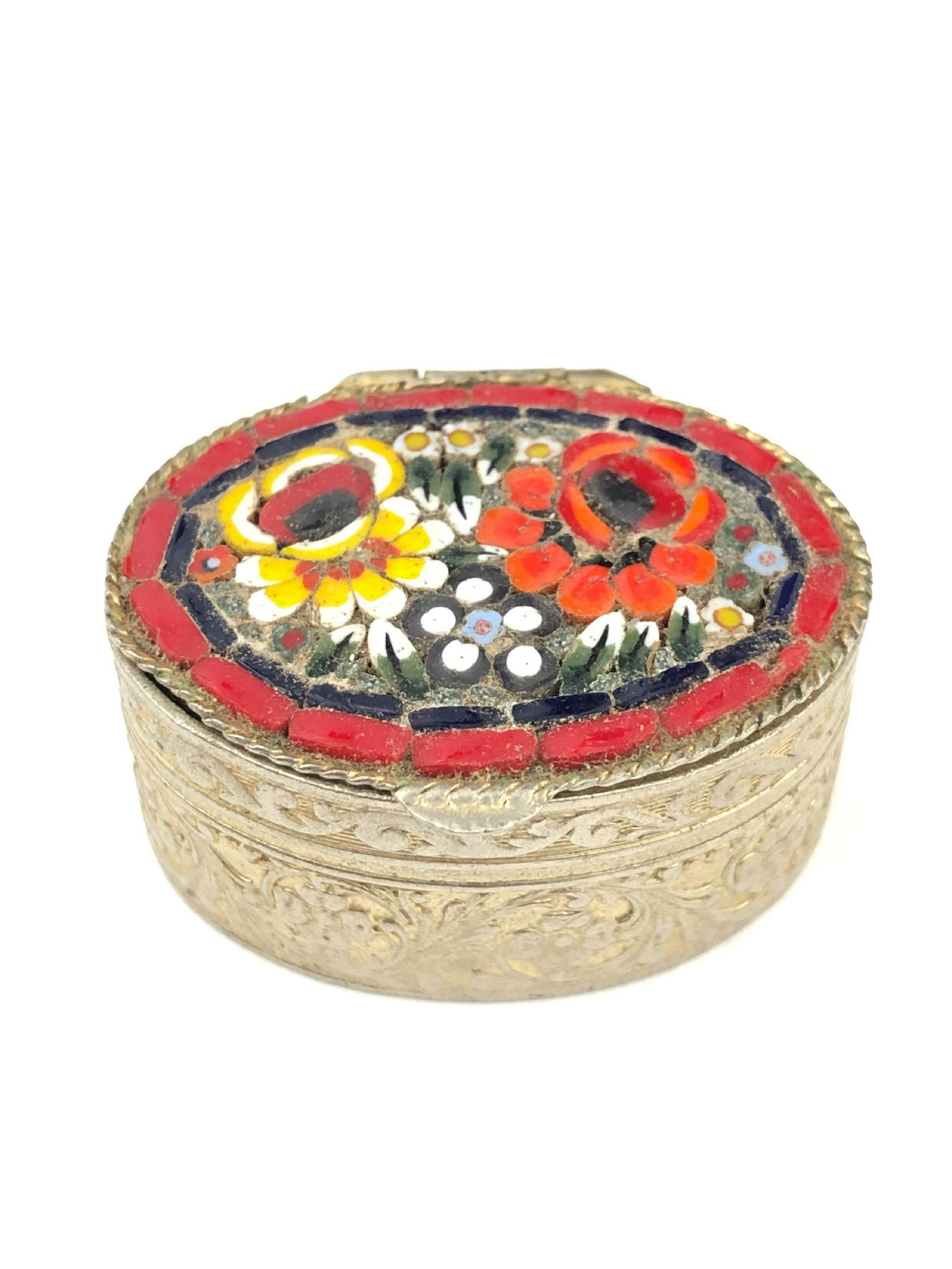 Italian Pietra Dura Miniature Box (1 of 1)