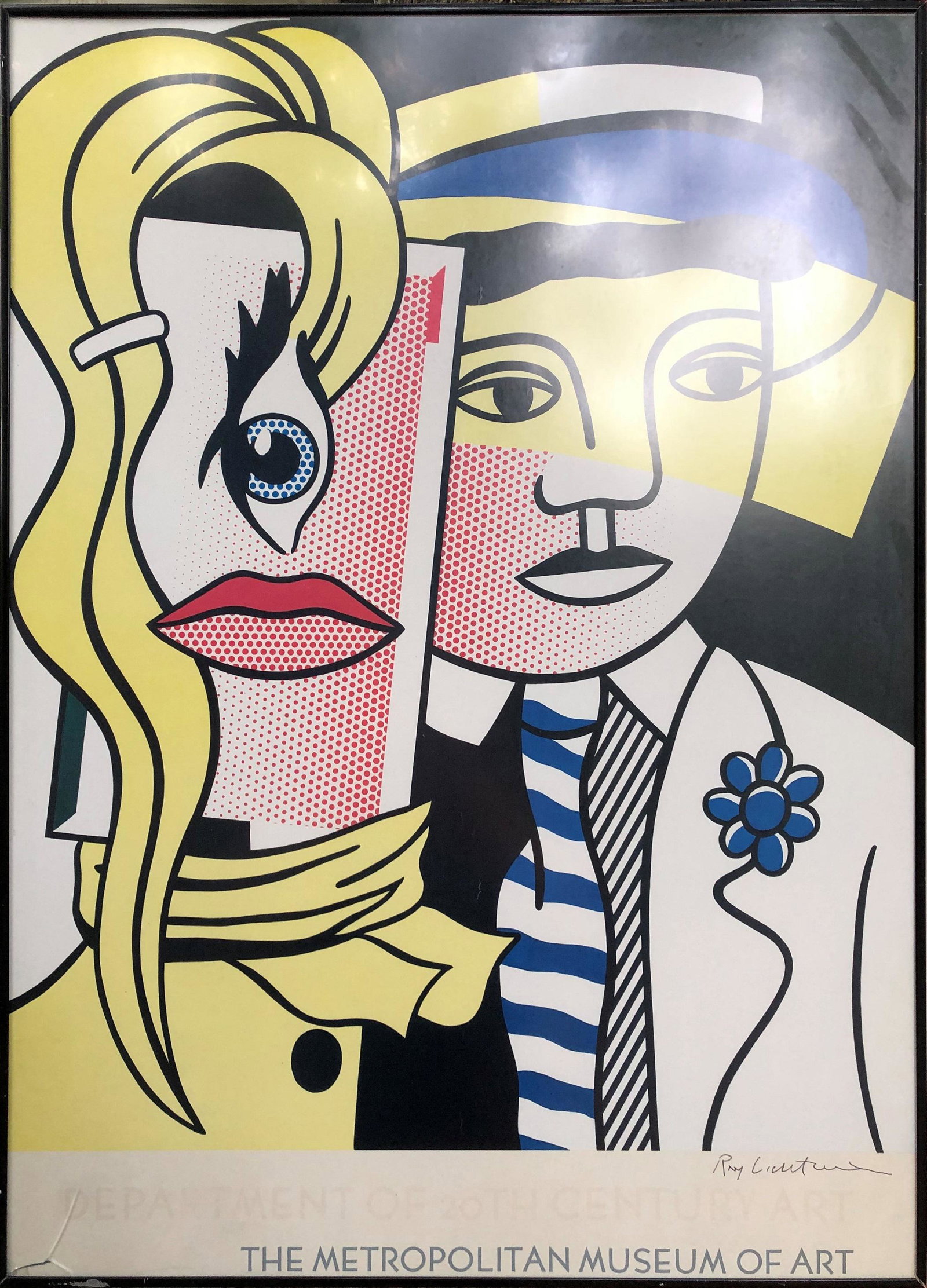 Poster signed by Roy Lichtenstein (1923 - 1997) (1 of 2)