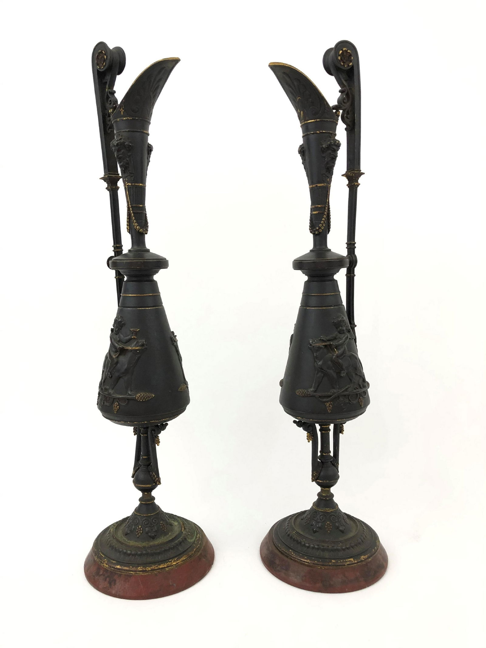 Antique Pair of 19th-century bronze amphorae (1 of 5)