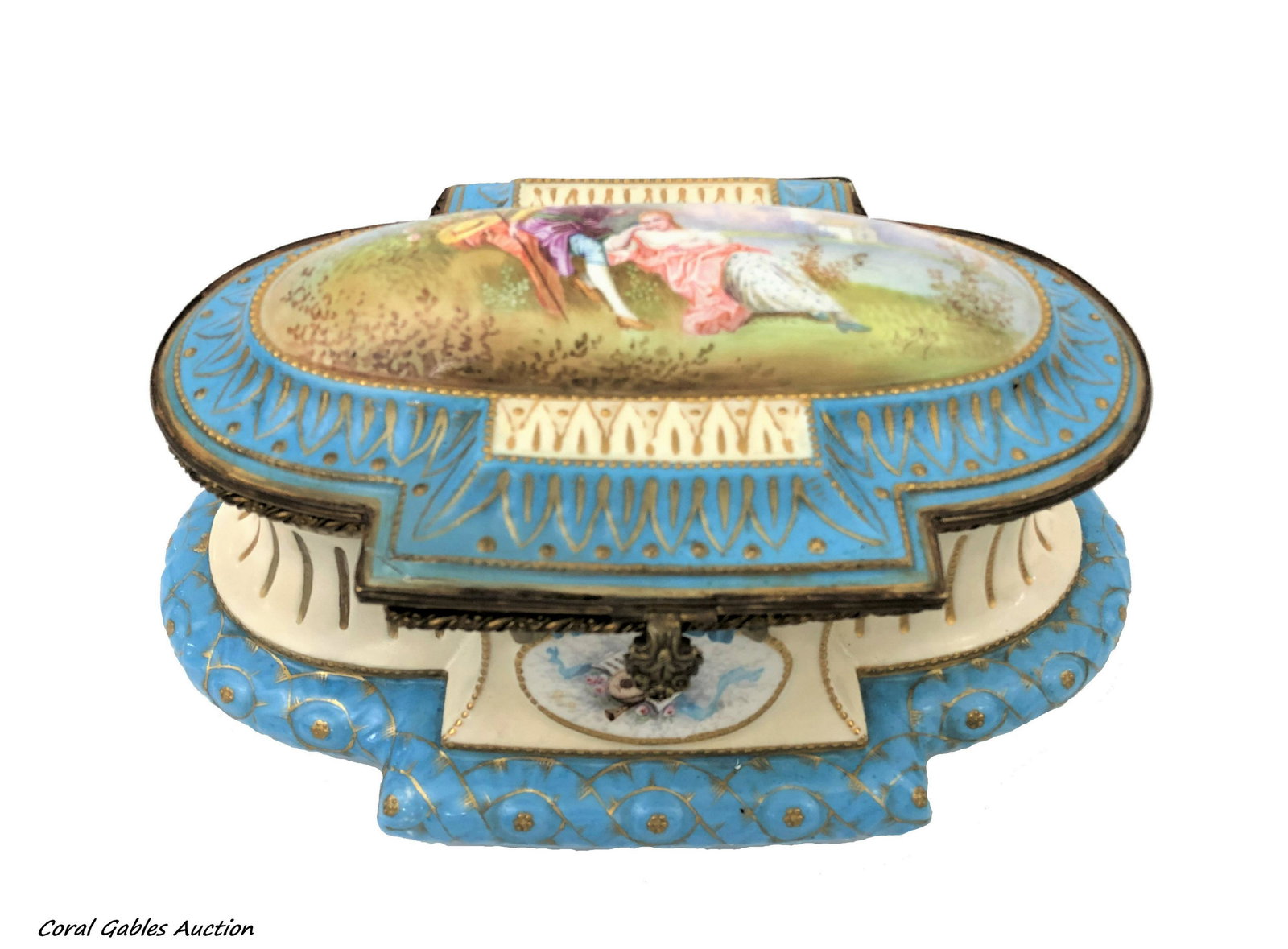 Antique French Sevres Porcelain Box (1 of 5)