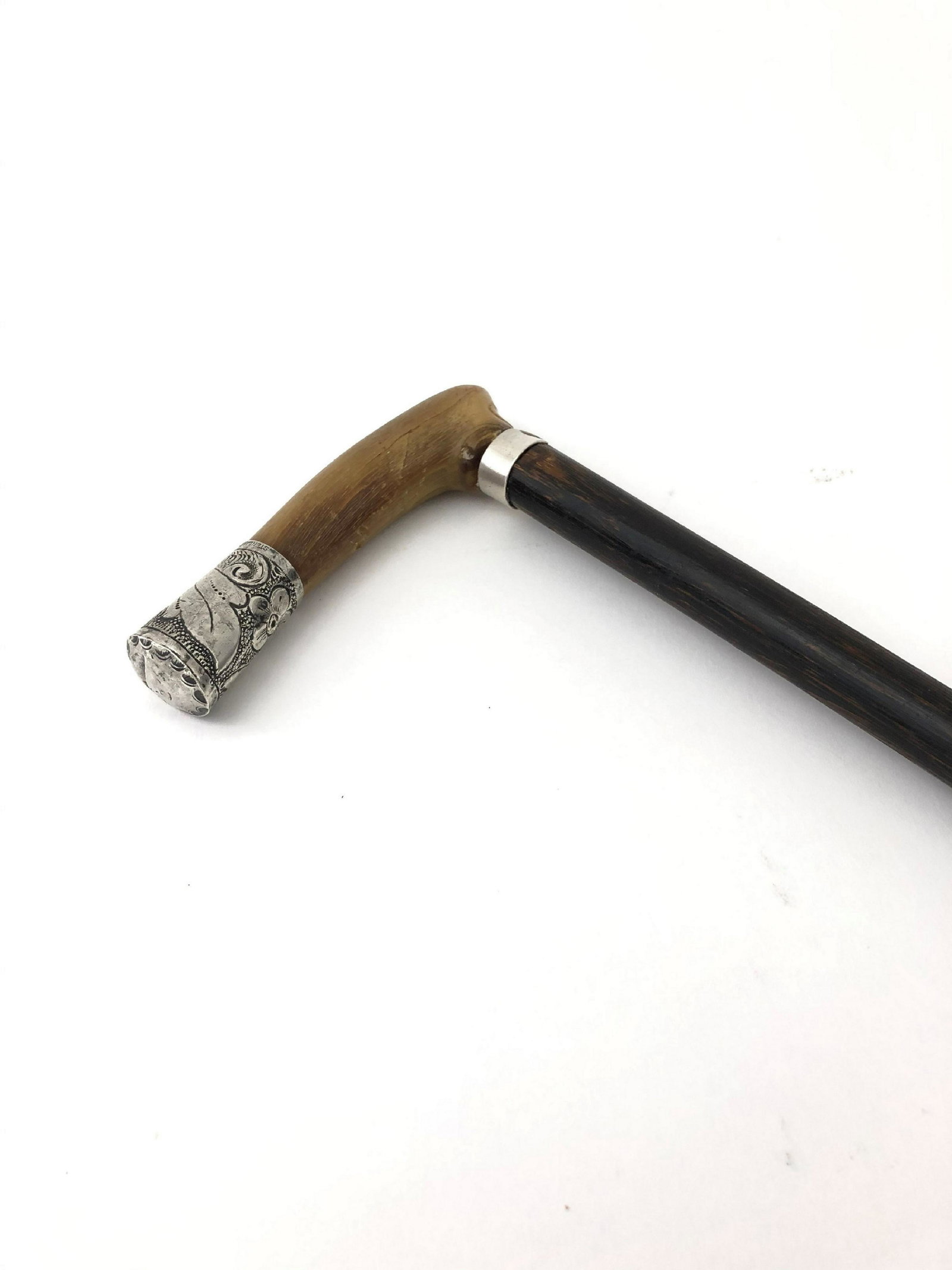 Sterling Silver Wood Walking stick (1 of 2)