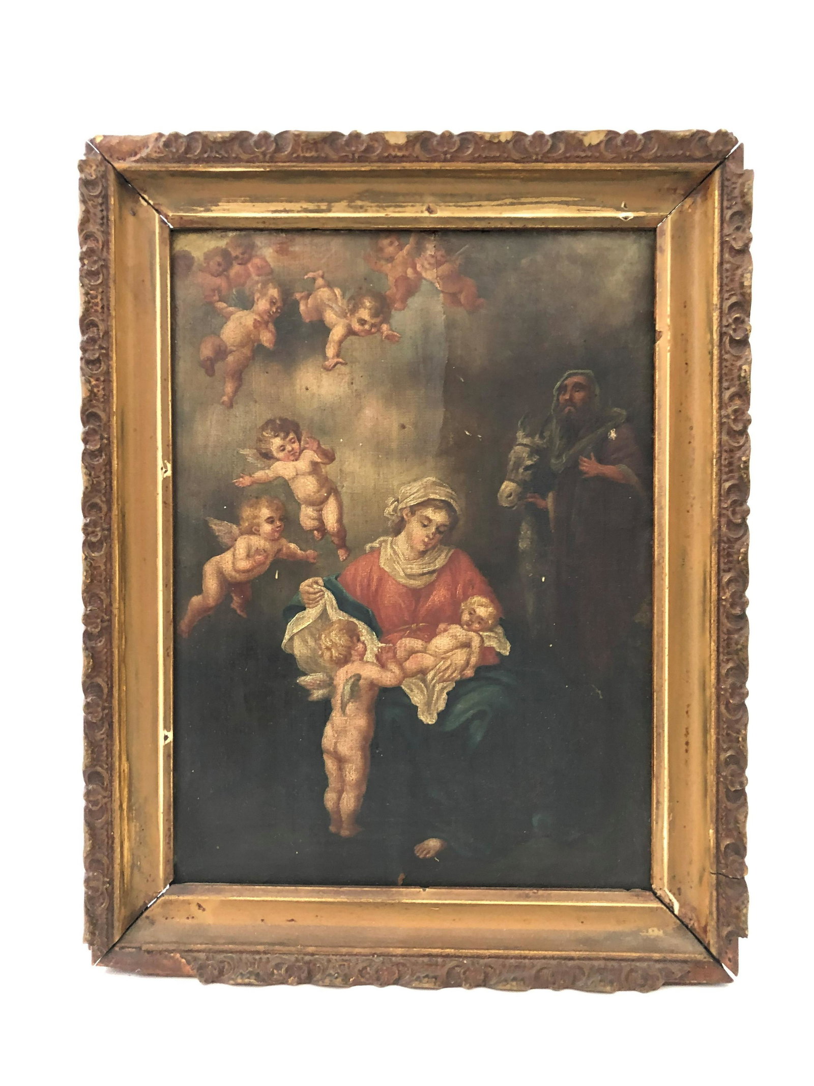 Anonymous Religious ( 18th century) Painting (1 of 2)